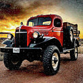 1946 Dodge Power Wagon in Red and Black Painting