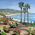 Laguna Beach Roses by the Sea