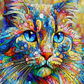 Maurice the Mosaic Cat