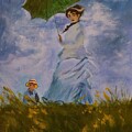 Remake Monet's Wife with Parasol