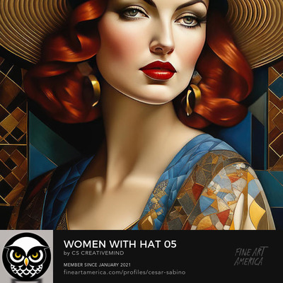  Women With Hat Collection