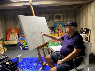 Doctor Turned Artist Shares Work With Poker World