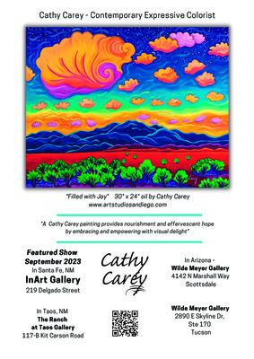 InArt Gallery Santa Fe - September Featured Artist Is Cathy Carey