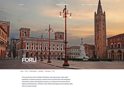 Lonely Planet Travel Guide - Forli City Page
