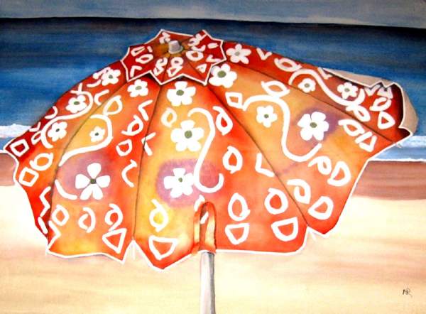 Beach Umbrellas - Paintings Only