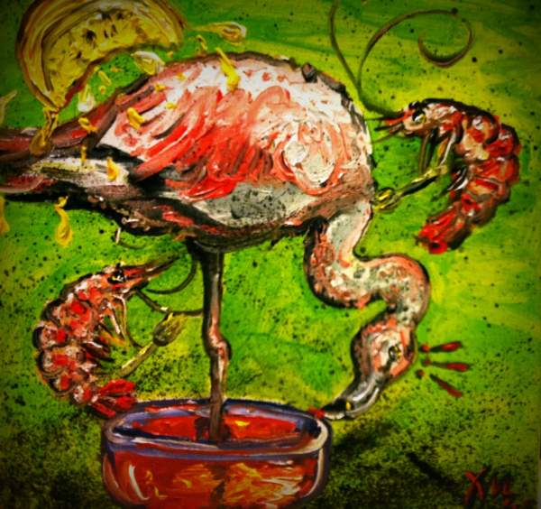 The Painted Flamingo