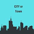 City or Town Scene with over 200 views