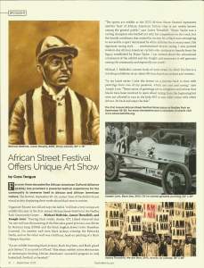 African Street Festival Art Exhibit