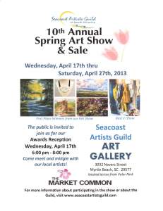 Seacoast Artists Guild 10th Annual Spring Show and Sale