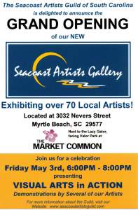 Grand Opening Of The New Seacoast Artists Gallery