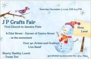 First Church Jp Crafts Fair December 7th 2013