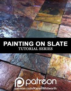 Painting On Slate Ongoing Online Howto Art...