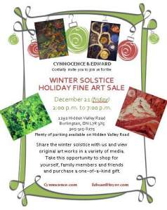Winter Solstice Fine Art Sale