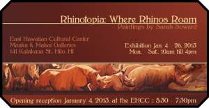 Rhinotopia Art Opening at EHCC Galleries
