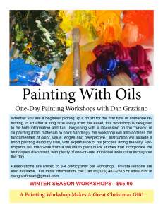 One Day Oil Painting Workshop