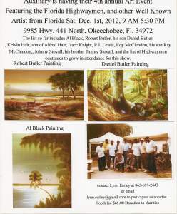 FOE 4137 4th Annual Art Event Featuring the Florida Highwaymen