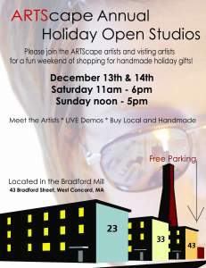 Artscape Annual Holiday Open Studios