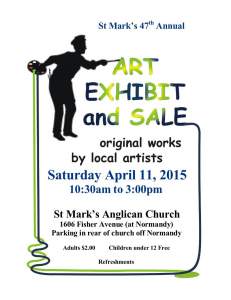 St Marks Annual Art Exhibition And Sale