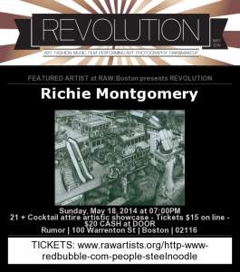 Raw Art Show Featured Artist Richie Montgomery