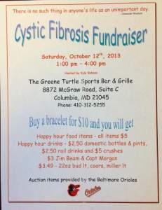 Cystic Fibrosis Fundraiser