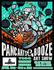 Pancakes And Booze Underground Art Show