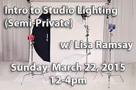 Intro To Studio Lighting Semi-private Workshop