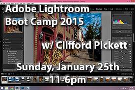 Adobe Lightroom Bi-annual Boot Camp 2015