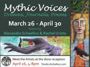 Art Show Mythic Voices Dreams Journals And Poems