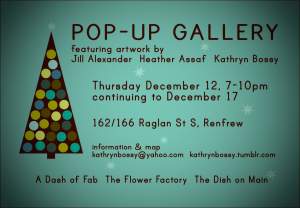 Pop-up Gallery Invitation