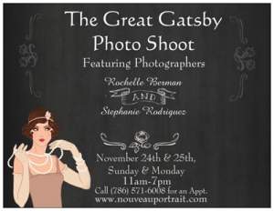 The Great Gatsby Romantic Days Portrait Event