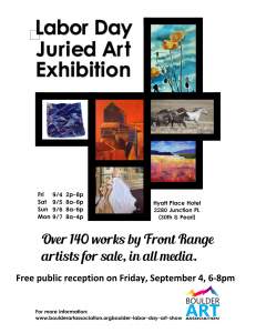 Art Exhibition At Hyatt Place In Boulder