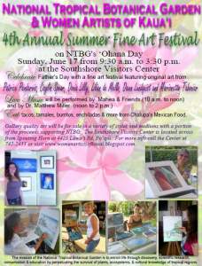 4th Annual Summer Fine Art Festival On Kauai