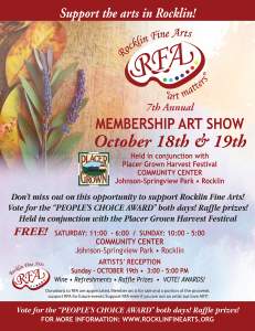 7th Annual Rocklin Fine Arts Membership Art Show
