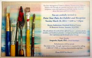 Paint Your Pain Exhibit And Reception
