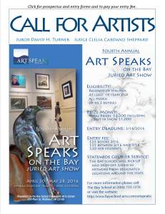 Art Speaks On The Bay Juried Art Show