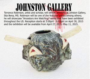 Terrance Robinson Exhibits At The Johnston Gallery