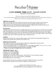 Juried Iconic Tree Show - Square Format - Call...