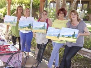 Acrylic Painting Class at Baily Winery