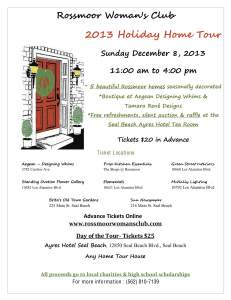 Rossmoor Womans Club 2013 Holiday Tour 