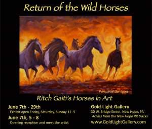 Return Of The Wild Horses Art Exhibit