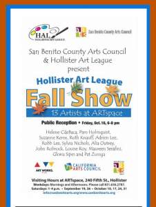 Hollister Art League Fall Harvest Show Opens At...