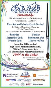 Artsfest Of Matthews - Charlotte Area Nc