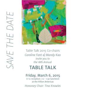 Featured Artist For Uh Table Talk 2015
