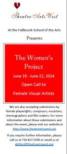 Open Call To Female Visual Artists