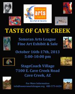 Taste Of Cave Creek - Sonoran Arts League Exhibit...