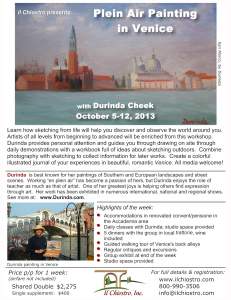 Plein Air Painting In Venice