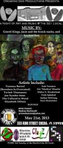 Dreaming God Productions Presents A Night Of Art...