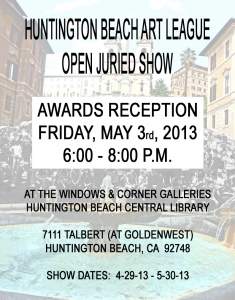 Huntington Beach Art League Awards Reception