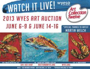 WYES ART AUCTION Channel 12 in New Orleans