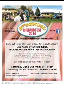 Rhubarb Fest Calgary